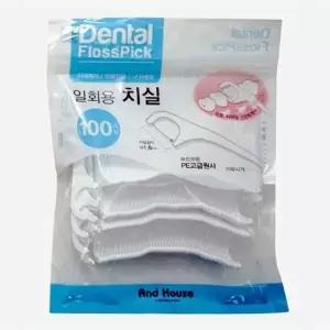 덴탈 치실 음식물 제거 치간 이빨 일회용 치실 100p_25356222