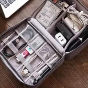 케이블백 여행 헤드폰 보관 휴대용 충전기 정리함 usb