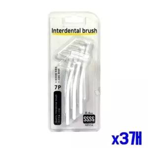 고강도 와이어 치간칫솔 L형 7P 0.4mm 화이트 x3개_25356291