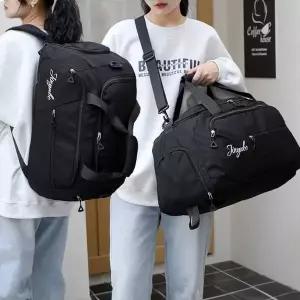 여행 용 백 보스턴 백팩 헬스 옷 짐 가방 블랙 수련회가방 1박가방