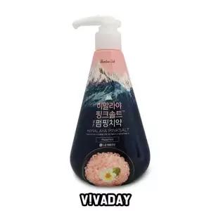 히말라야핑크솔트 핑크솔트 285g 펌프치약 개운한 상쾌한 잇몸 선물