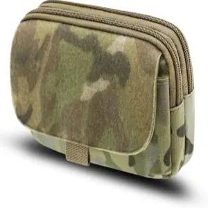 전술 관리 파우치 - 휴대폰 및 EDC 기어용 MOLLE 호환 가슴 가방(6.5인치 x 4인치) 내구성이 뛰어난 1000D