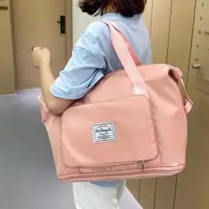 [하프클럽/]접이식 파우치 여행용 가방 대용량 확장형 컬러 보스턴백