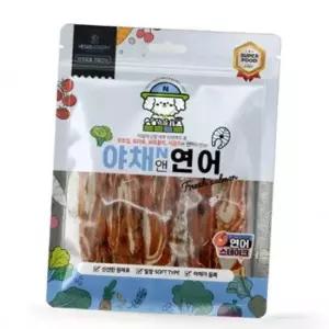야채앤 연어 스테이크 160g X3개 강아지 영양 간식