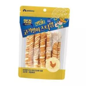 멍쵸 고기말이 스틱껌 치킨 200g 1팩