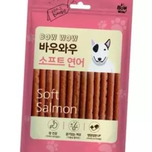 바우와우 소프트 연어 150g 강아지 져키 간식