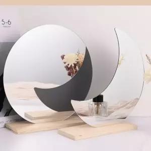아크릴 안전 인테리어 미러 노프레임 거울 DD-11150 모양거울 (W9513C6)