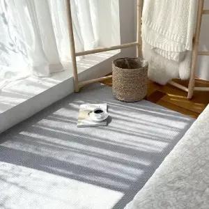 사계절 모달 와플 면 러그 60x180cm (3단 소파패드) 단모러그 (WBA9BEB)