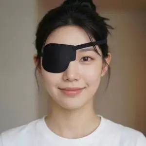 벨크로타입 한쪽눈 눈가리개 한쪽눈안대 안대 외눈안대 외눈