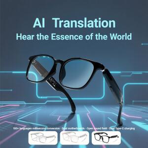 스마트안경 신형 스마트 안경 음성 블루투스 번역 오디오 무선 통화 스포츠 AI 음악 리모컨