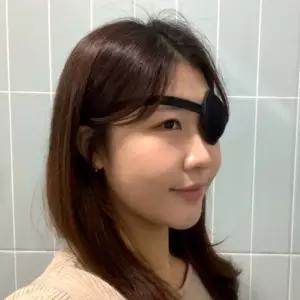 한쪽눈 눈가리개 보호 가림막 안대 외눈 밴드