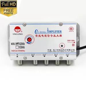 tv안테나 수신기 안테나 TV 디지털 인테리어 야외 외부 스플리터 증폭기 풀 HD 1 인 4 아웃 CATV 케이블 신