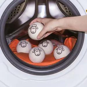 건조기 드라이어 볼 6개 양모볼 건조볼 건조볼