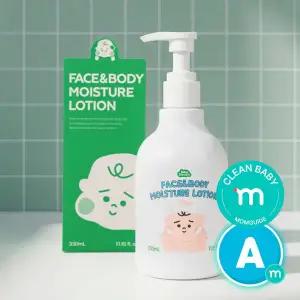 [베이비스탠다드] 페이스 앤 바디 모이스처 아기 올인원 로션 330ml 무향 유아 보습