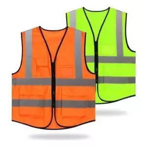 2컬러 작업현장 안전조끼 야광 반사 XL 2XL 3XL 주차장 인부 현장 (WE9D967)