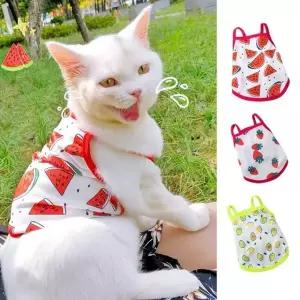 강아지 고양이 민소매 여름옷 나시 얇은옷 실내복 민소매나시 나시티셔츠 (WE6D078)