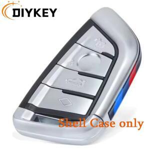 DIYKEY 리모컨 키 쉘 케이스 BMW 호환 3 5 6 7 X3 X5 X7 G 시리즈 G30 G32 G11   N5F-ID21A 로고 없음