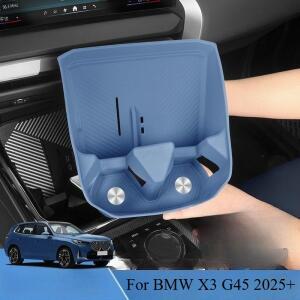 BMW 호환 X3 G45 2025 실리콘 자동차 콘솔 컵 홀더 무선 충전 패드 보호 매트 액세서리