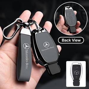 메르세데스 호환 벤츠 호환 A B C E 클래스 GLS GLA GLK GLC CLS CLA W204 차량용 아연 합금 가죽 자동차