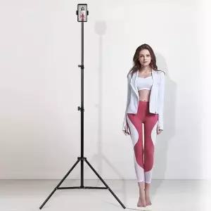 스마트폰 촬영 스탠드 삼각대 방송 줌 수업 비대면 액션캠 삼각대 스탠드 (W7F1C18)