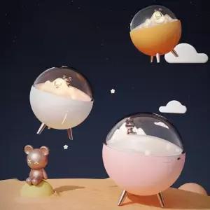 사무실가습기 넥스원 우주곰 미니 캐릭터 무드등 휴대용 가습기