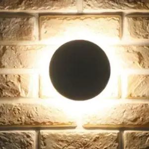 주방조명 인테리어 LED 원형 외부벽등 현관 정원 실외조명 9W
