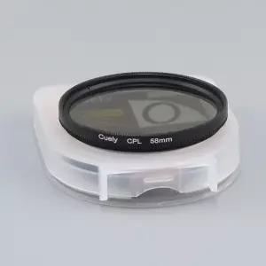 고품질 67mm CPL 편광 필터 렌즈 미러리스 DSLR 카메라 펜탁스 (W7FD7D3)
