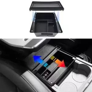 Abs 자동차 팔걸이 보관함 주최자 홀더 트레이 중앙 카드 코인 보관 정리 Kia Ev3