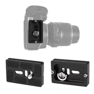 고품질 삼각대 헤드 합금 퀵슈 플레이트 DSLR 카메라 PU60 60mm (W89786A)