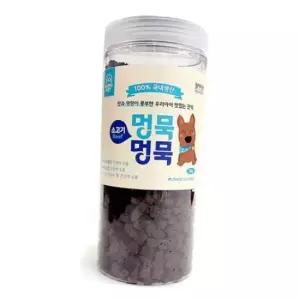 멍묵멍묵 소프트 소고기 져키 1kg 강아지 국내산 통간식