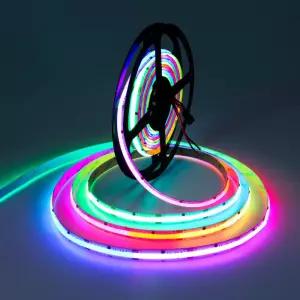 알리토브 COB LED 스트립 조명 주소 지정 가능 RGB IC WS2811 12V 164FT 프로그래머블 디지털 플렉시블