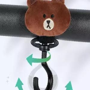 유모차 걸이 후크 고리 인형 장식 캐릭터 디자인 유모차 액세서리 가방 걸이 고리
