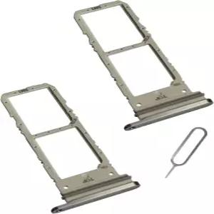 2pcs 팩 갤럭시 노트 20 교체용 듀얼 SIM 카드 트레이 홀더 삼성 5G N980 SMN981 67 인치 울트라 N986U