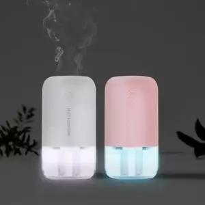 미니가습기 휴대용 USB 미니 무선 듀얼 가습기 (화이트)