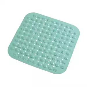 욕실 논슬립 매트 민트 46x46cm PVC 발판 샤워 밀착력 타일 흡착