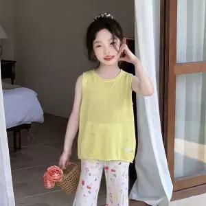 [베이비맥스] 파스텔 옐로우 민소매 티셔츠 R17776 [P003813062]