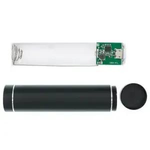 1PC 3PCS 금속 전원 은행 DIY 키트 보관 케이스 상자 용접 슈트 1X 18650 배터리 5V 1A USB 외부 충전기
