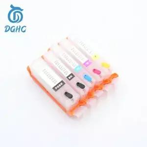 5 색 PGI-570 CLI-571 Canon PGI-570XL PIXMA MG5750 프린터 용 칩이있는 빈 잉크 카트리지