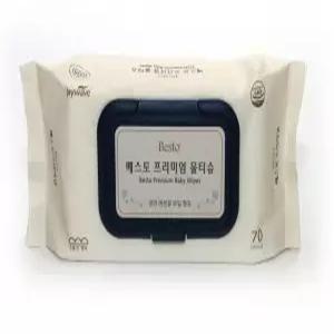 베스토 프리미엄 물티슈(크고 두꺼운 물티슈) 70매 -10개