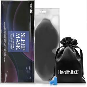 HEALTHA2Z 수면 여행 불면증 낮잠 쉬우며 기술 요가 블랙 마스크 조절이 명상 결합