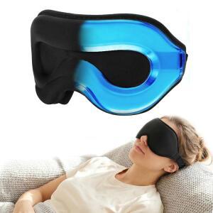 콜드 레이어가 마스크 무압 3D 속눈썹용 가능한 조절 수면 있는 블랙아웃 메모리 스트랩