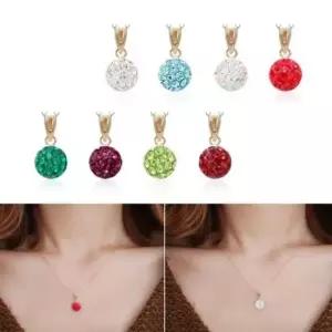 목걸이팬던트 Gold 컬러 미러볼 목걸이 골드 펜던트 14K 6mm