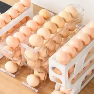 투명 쿨에어 계란케이스 30구 계란디스펜서 자동정리 계란트레이