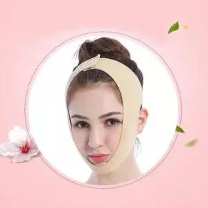 페이스밴드 얼굴 윤곽 마사지 압박 밴드 페이스리프팅 피부마사지