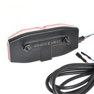 Soverup WUXING 6-48V 전기 자전거 Ebike LED 후면 조명 미등 램프 방수 랜턴 액세서리