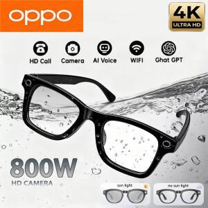 OPPO 4K HD AI 스마트 안경 변색 다기능 블루투스 통화 사진 촬영 ChatGPT 음악 제어 번역 선글라스 신제품