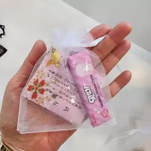 [룽스_64]파우치 10 x 캔디백 12cm 포장 복 주머니