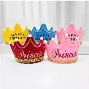 [룽스_64]생일파티 생일소품 해피버스데이 LED 왕관 머리띠