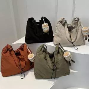 [룽스_65]나일론 나일론숄더백 복조리 백 가방 키링 set