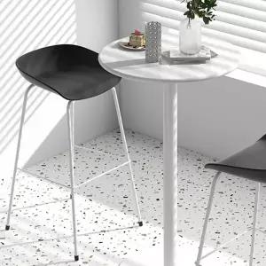 스탠딩 테이블 철제 홈바 블랙60 접이식 패스트푸드 카페